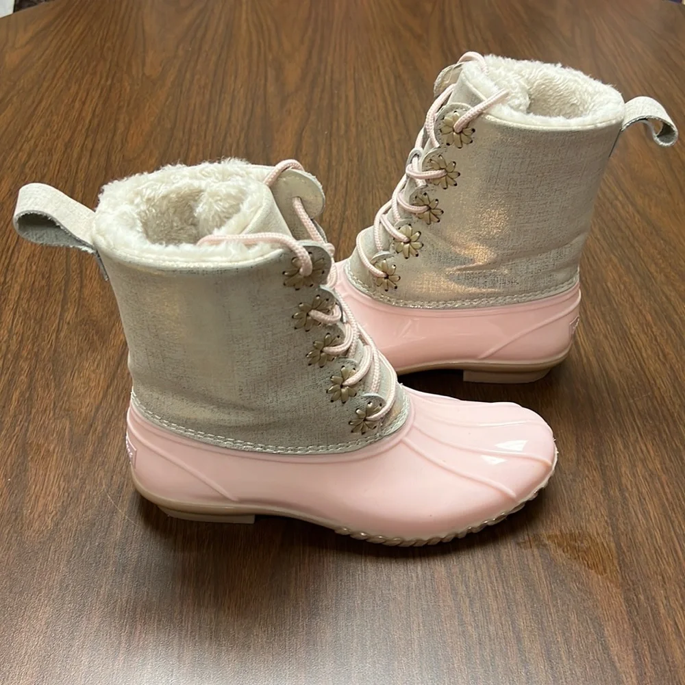 Pink Jack Rogers‎ boots, size 7